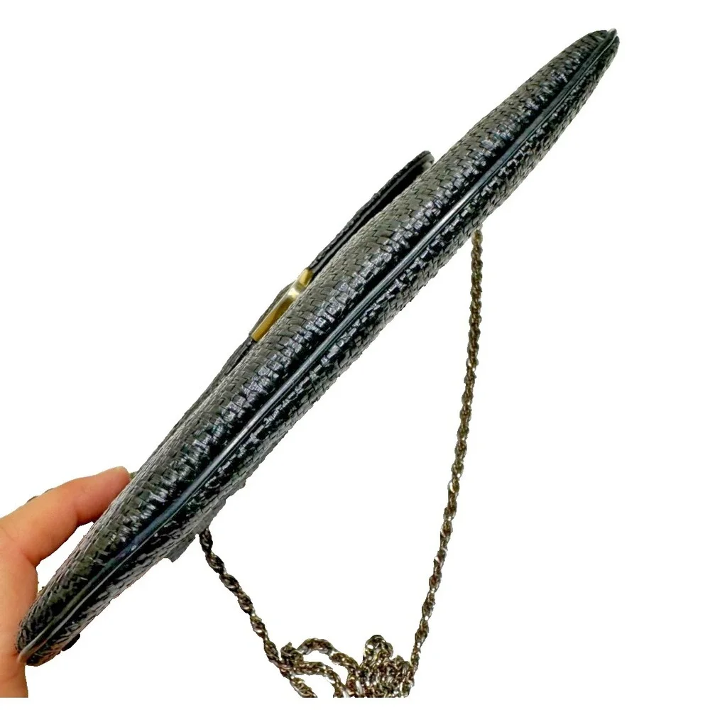 Koret Weave Purse Chain Strap Dressy Clutch Artbag Creations New‎ York
